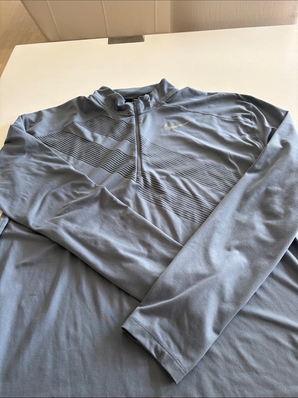 Nike Men’s Light Blue Half-Zip Performance Pullover